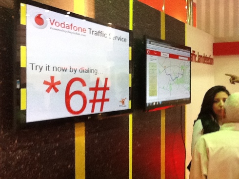 Vodafone traffic jam detection system